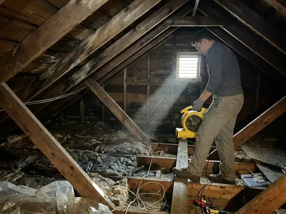 attic-water-damage-drying-proc-007 — frequently asked questions, Emergency Water Extraction & 24/7 Flood Response in Spencer…